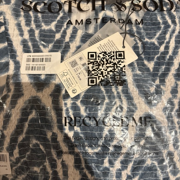 Scotch & Soda Bow Back Smocked Top - Picture 5 of 5